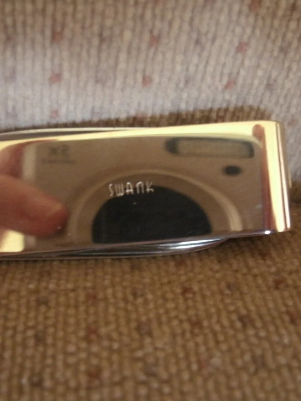 Vintage Gold-tone Swank Money Clip w/ Knife & File New